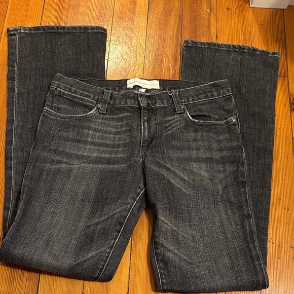Paper Denim & Cloth Dark Gray Straight Leg Jeans Y2K - Picture 1 of 6